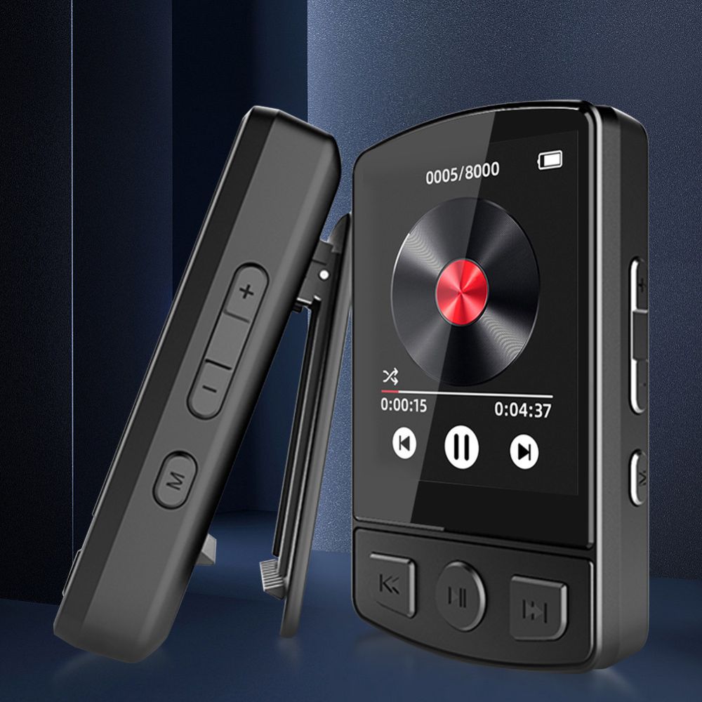 Compact Clip On MP3 Music Player for Fitness