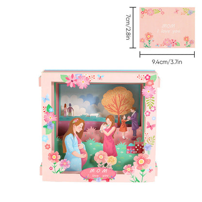 Beautiful 3D Flower Pop Up Card for Mom