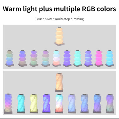 Colorful Touch Table Lamp with LED Light