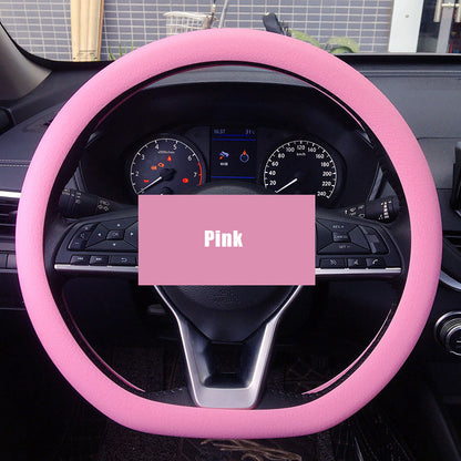 Leather Car Steering Wheel Cover