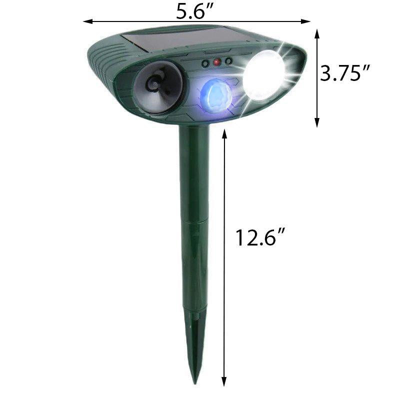 Outdoor Solar Animal Repeller | Waterproof Pest Deterrent