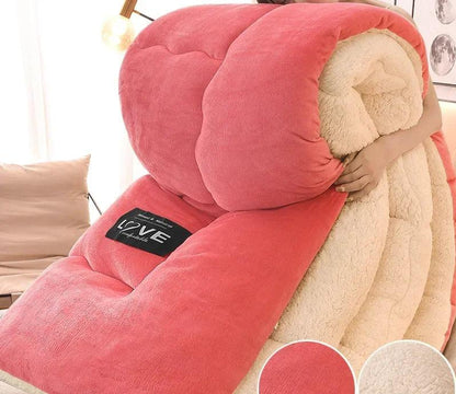 Soft Plush Double Layer Winter Throw Blanket