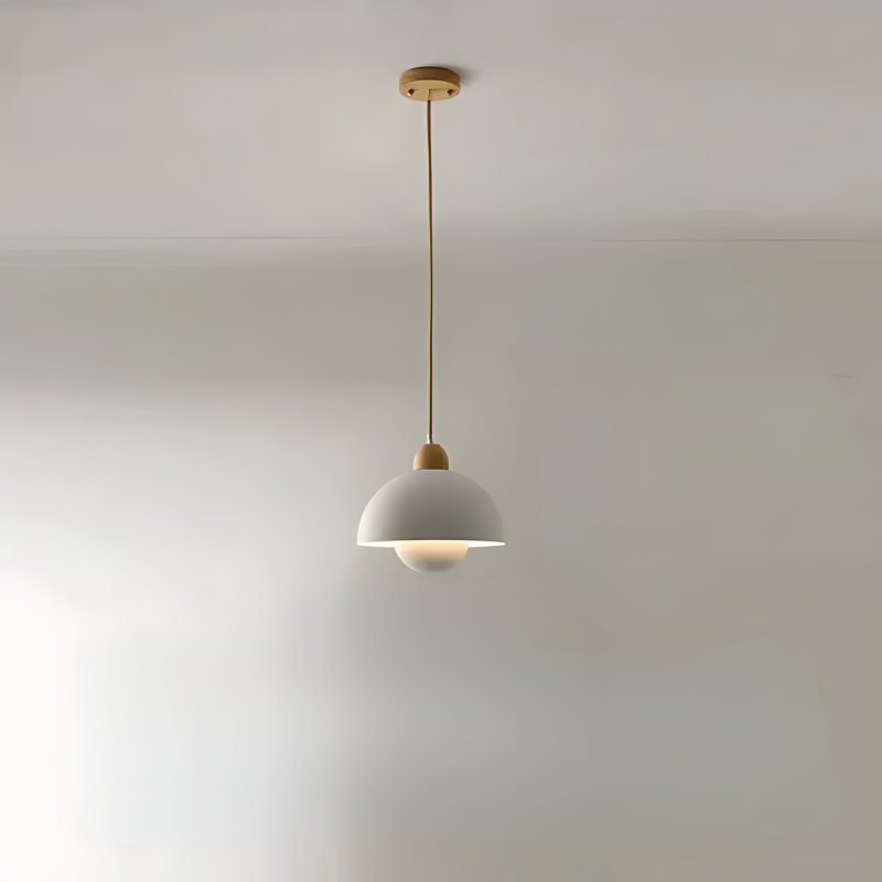 Rustic Wood Pendant Lamp for Cozy Home Lighting