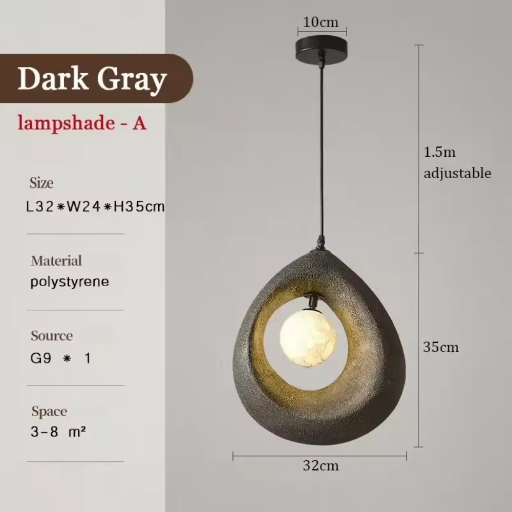 Simple Japanese Style Hanging Lamp