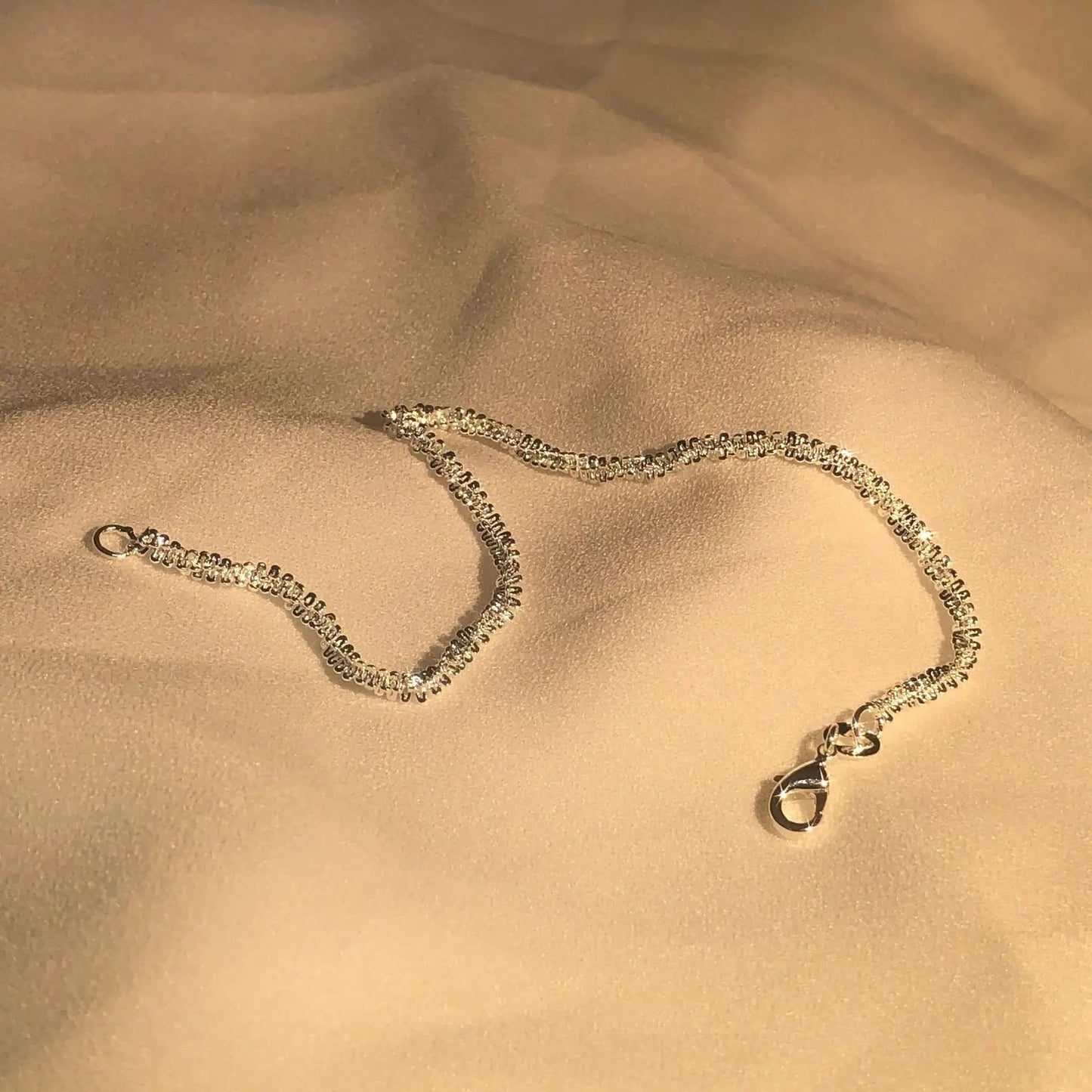 Sparkling Silver Luxury Bracelet