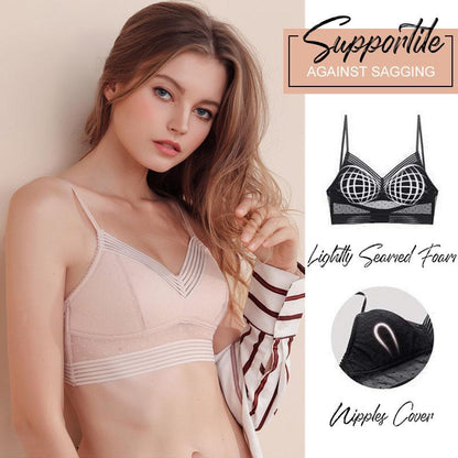 Wireless Support Push Up Bra