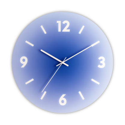 Stylish Round Glass Wall Clock
