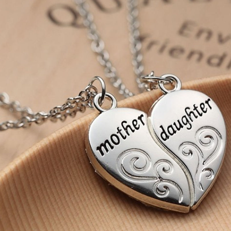 Lovely Mum Heart Shaped Necklace Gift - Halri