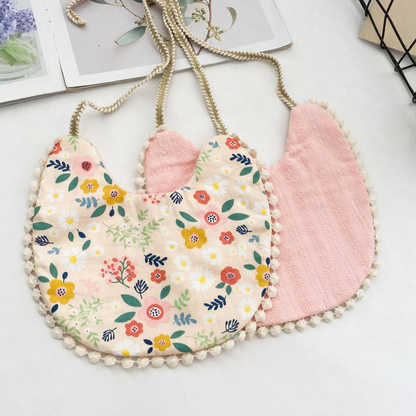 Soft Cotton Reversible Baby Bib
