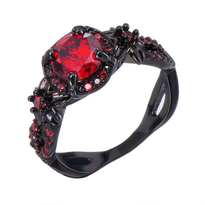 Classic Dark Blue Sapphire Ring