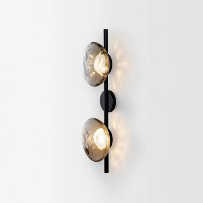 Sleek Glass Panel Wall Light