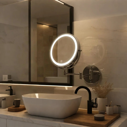 Adjustable Brightness LED Wall Mirror - Halri