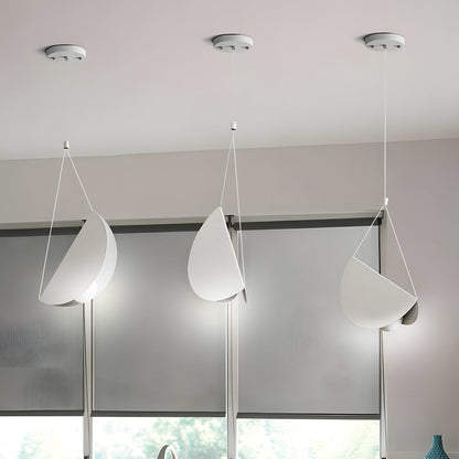 Modern White Linear Pendant Light