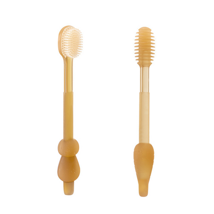 Soft Silicone Baby Toothbrush Set with Travel Case - Halri
