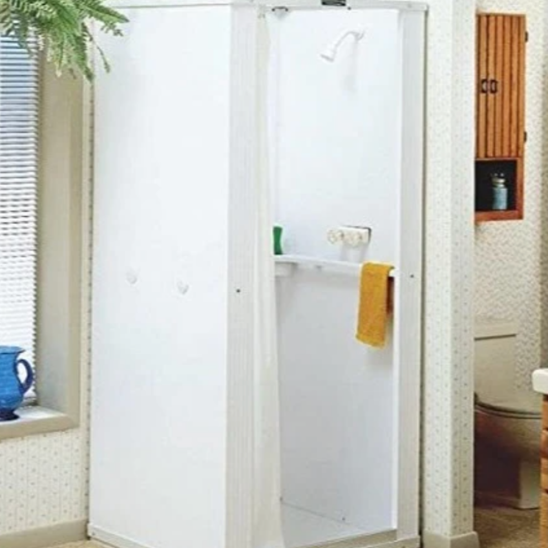 Space Saving 32 x 32 Easy Install Shower Stall Kit