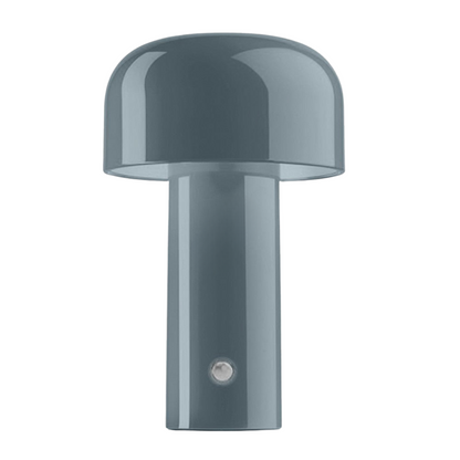 Gray outdoor wall light fixture on a white background