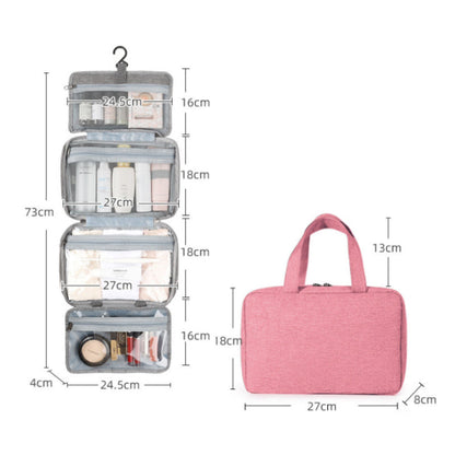 Portable Travel Toiletry Bag with 4 Pockets