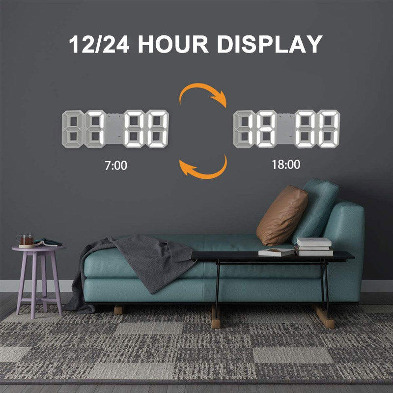 Advanced LED Clock with Date and Temperature Display