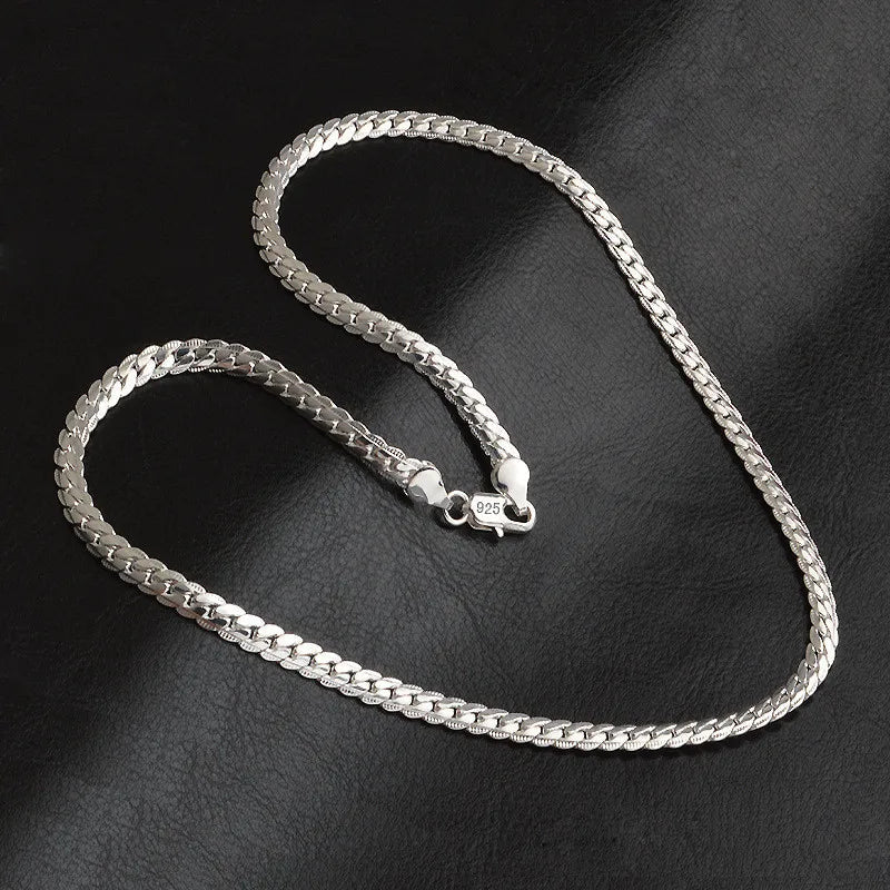 Elegant Silver Chain Necklace