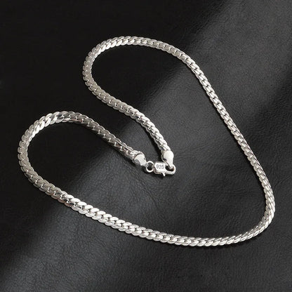 Elegant Silver Chain Necklace