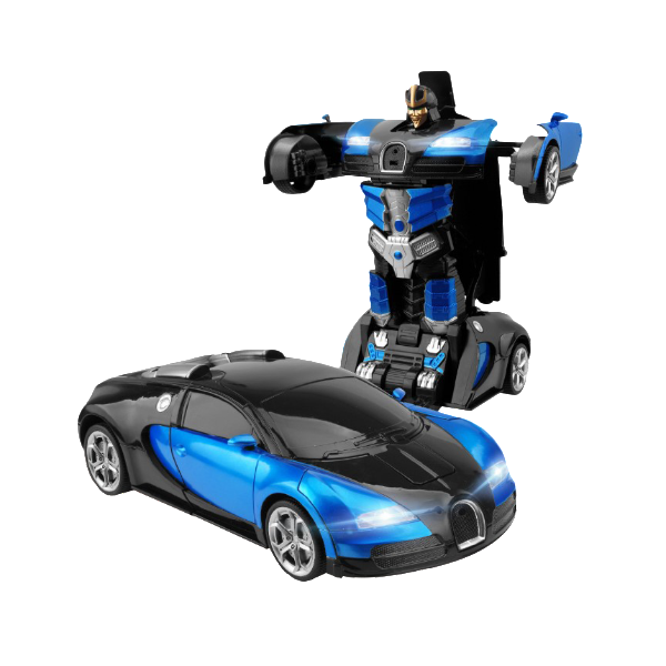 Fast Police Transformer RC Toy Car
