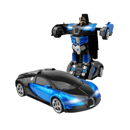 Fast Police Transformer RC Toy Car