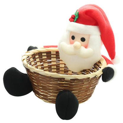 Colorful Holiday Candy Gift Basket