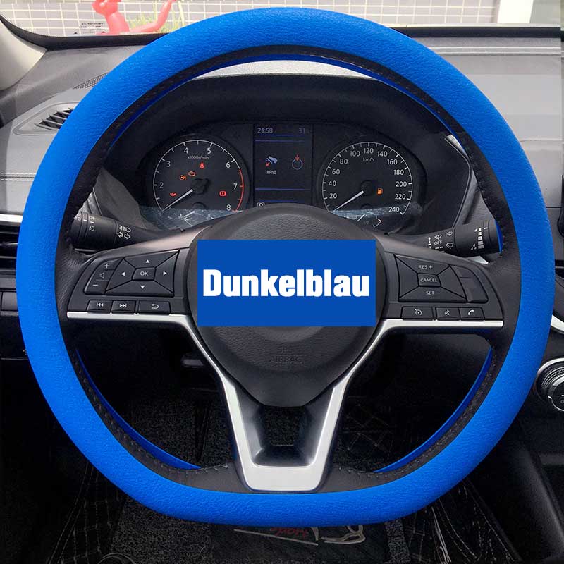 Leather Car Steering Wheel Cover