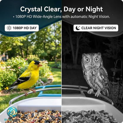 Wireless Smart Bird Feeder Camera Kit
