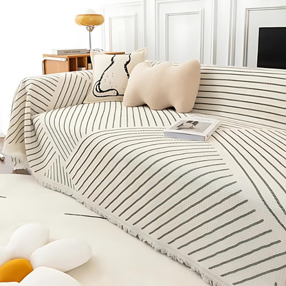 Halri | Plush Sofa Slipcover | Scandinavian Style Cover - Halri