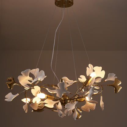Beautiful Ginkgo Drop Necklace