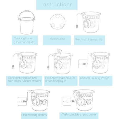 Compact Portable Washing Machine