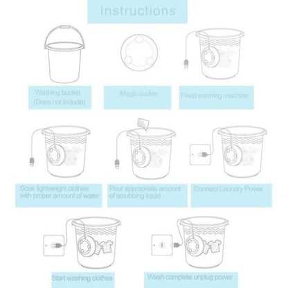 Compact Portable Washing Machine