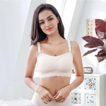Women's Lace Invisible Push Up Strapless Bra