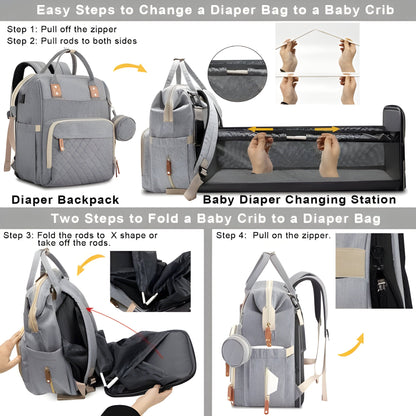 Portable Baby Changing Bag Cot