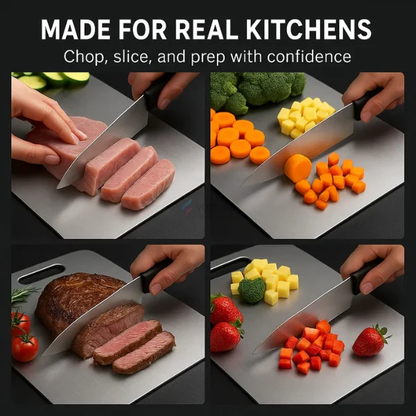 Durable Stainless Steel Cutting Board