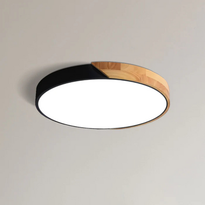 Rustic Wood Modern LED Ceiling Light