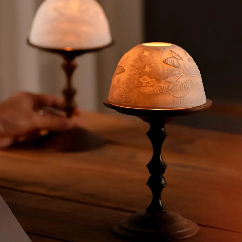 Soft Glow Metal Candle Lantern - Halri