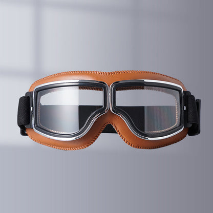 Classic Biker Goggles – Vintage Aviator Sunglasses