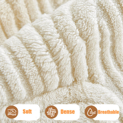 Soft Pet Friendly Sofa Slipcover with Wave Pattern