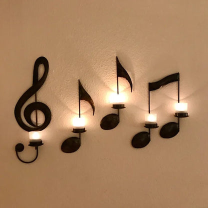 Luxurious Musical Note Chandelier Lamp