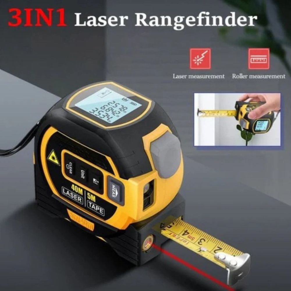 Multi Function Infrared Laser Measure Tape