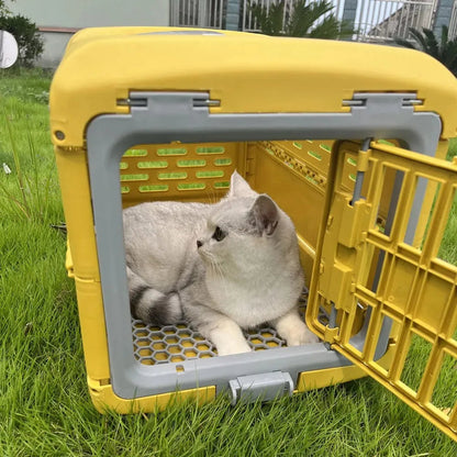 Portable Pet Travel Crate for Easy Safe Transport