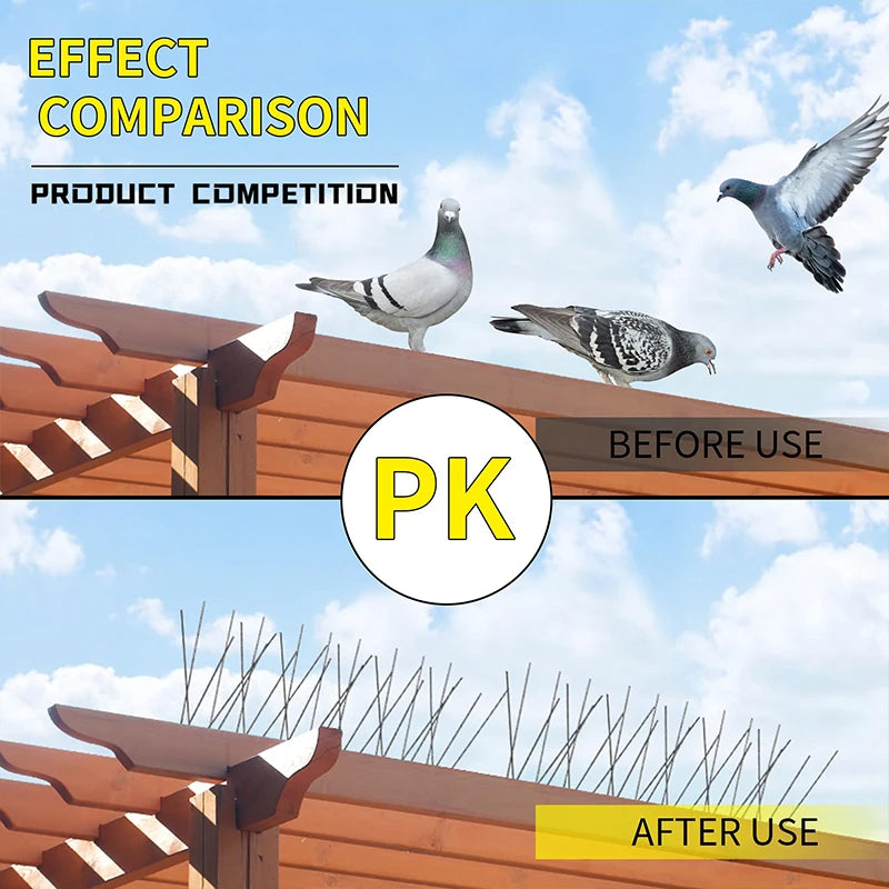Garden Metal Pigeon Deterrent Spikes