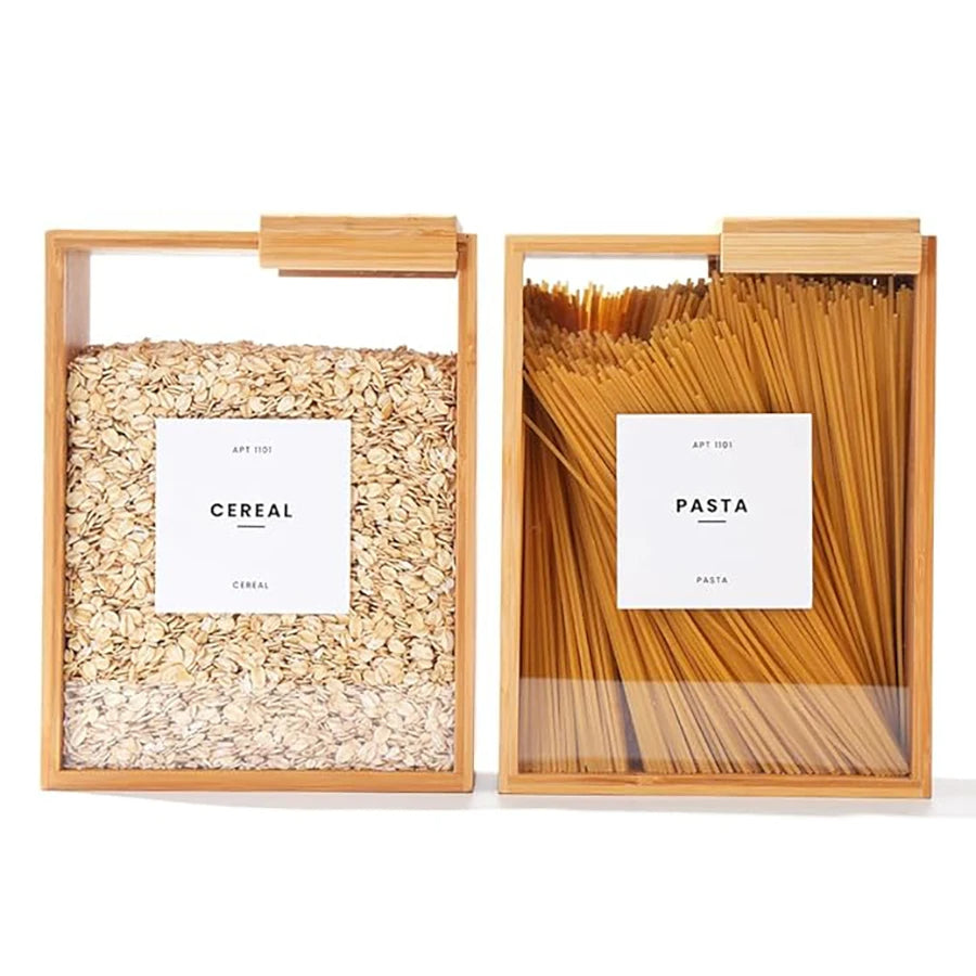 Eco Friendly Bamboo Kitchen Storage Container