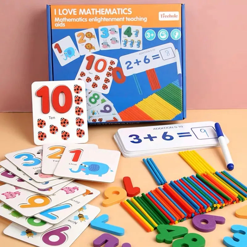 Fun Math Counting Sticks Learning Toy - Halri