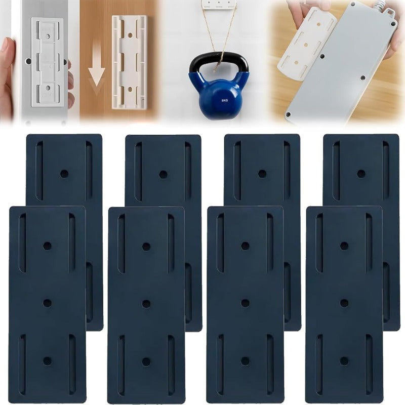 Easy Mount Power Strip Holder with Sliding Track
