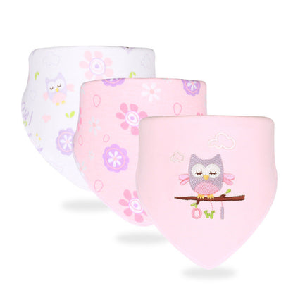 Adorable Baby Bib Scarf Set - Gentle Bibs with Fun Prints