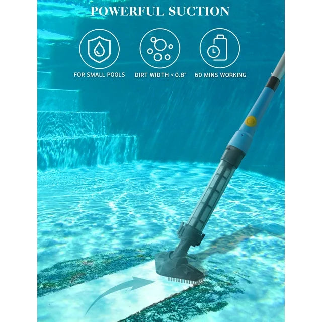 Portable Rechargeable Pool Cleaner