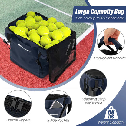 Collapsible Tennis Ball Collector Cart
